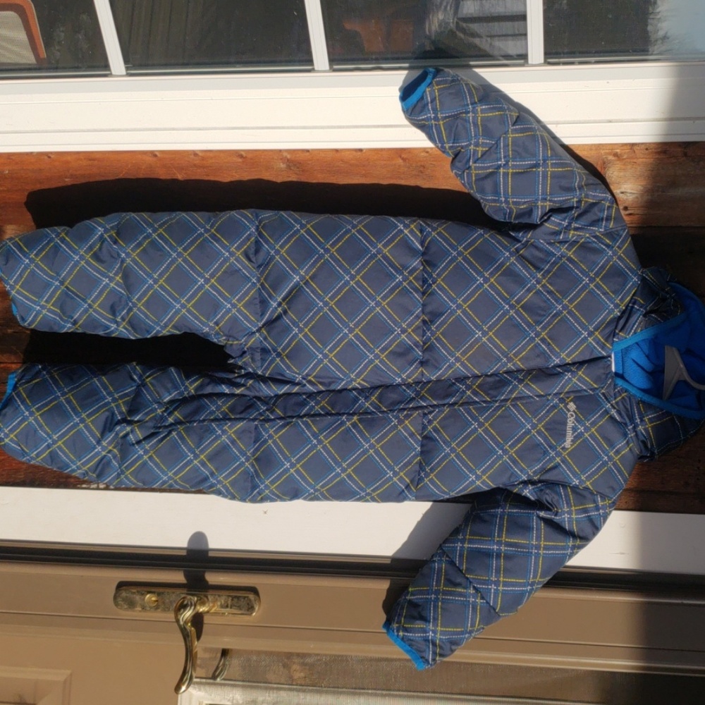 Columbia down snow suit